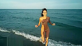 Sex on the Beach! We let a fan Watch – Nudist Amateur MySweetApple